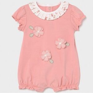Mayoral floral romper size 4-6m